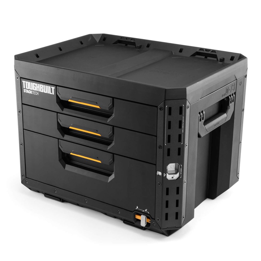 StackTech 3-Drawer Locking Box