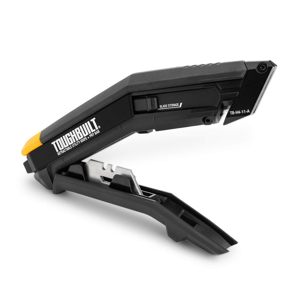 Angled Utility Knife with Pry Bar 